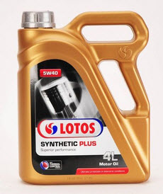 olej lotos 5W40 4L synthetic plus / 502.00 505.00 LOTOS 5W40P/4 LOTOS